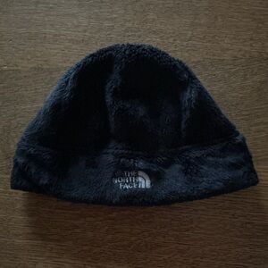 The North Face Black Denali Thermal Fleece Beanie Youth Hat Unisex ~ Size S/P-M